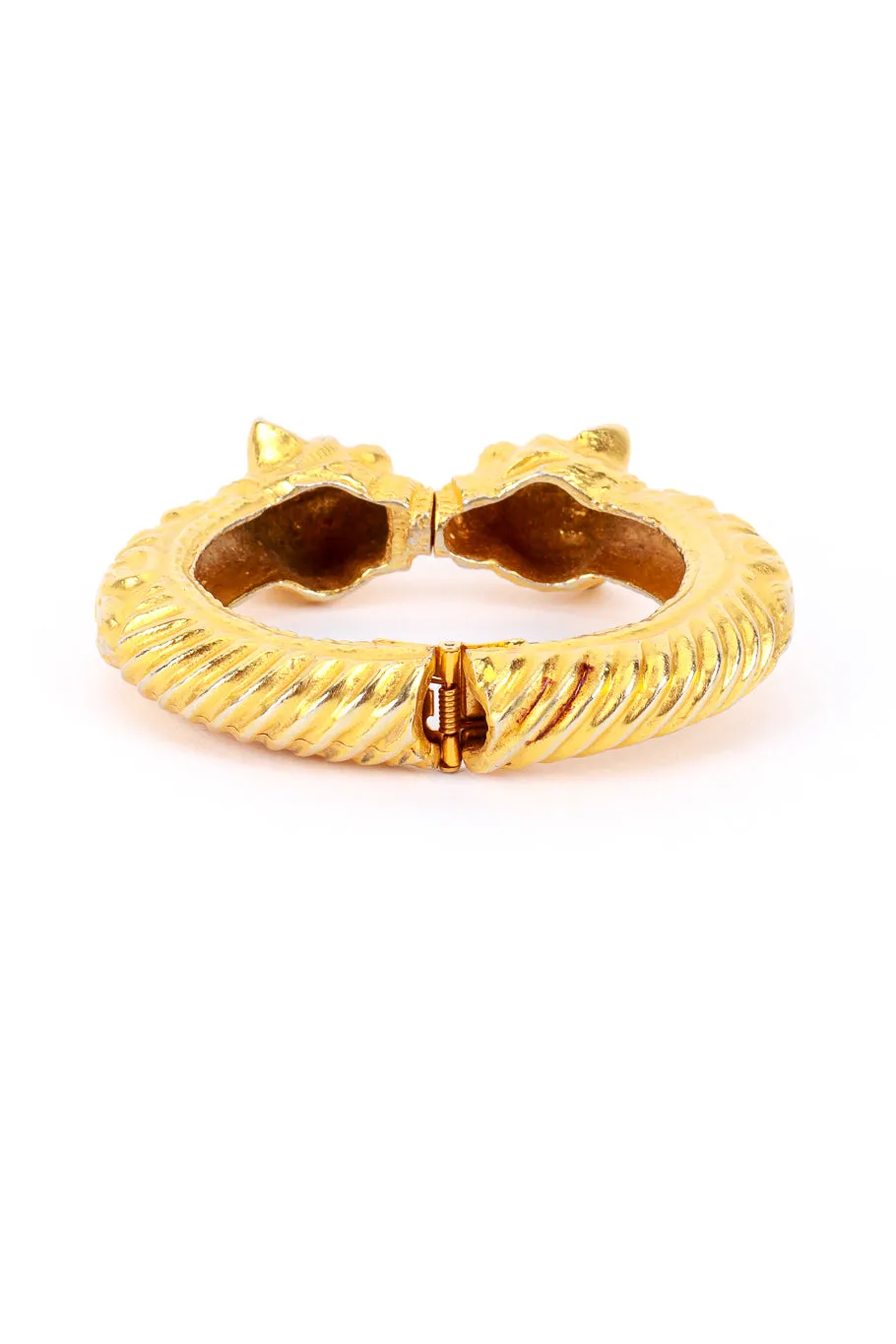 Double Foo Dog Head Bangle