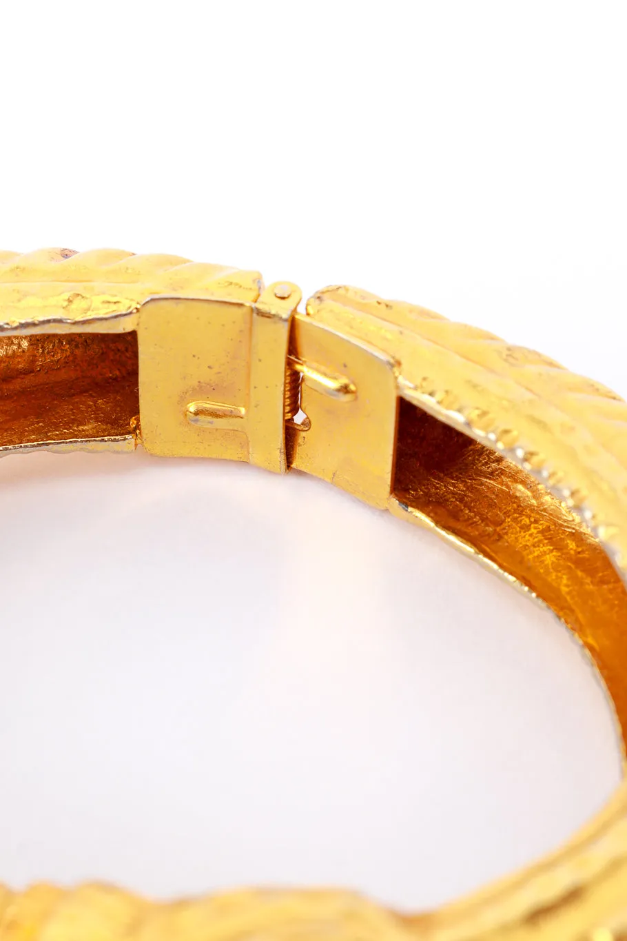 Double Foo Dog Head Bangle