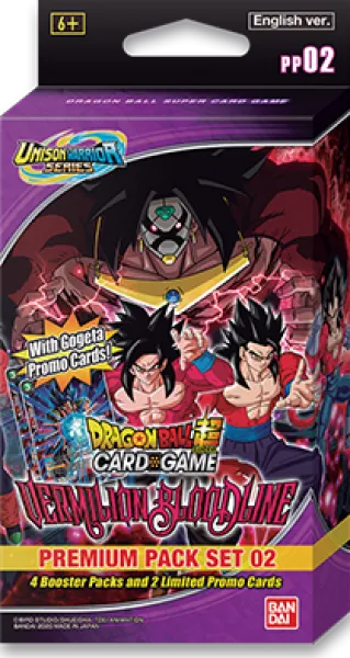 Dragon Ball Super CG: Premium Pack Set 02 (PP02): Vermilion Bloodline