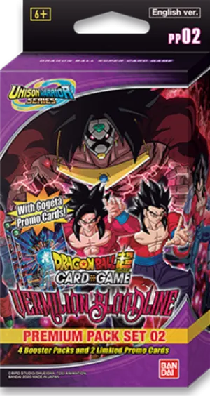 Dragon Ball Super CG: Premium Pack Set 02 (PP02): Vermilion Bloodline