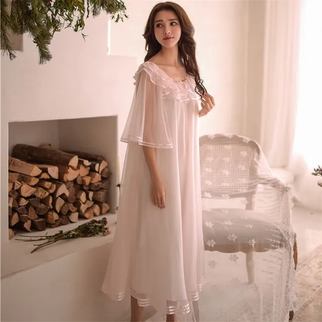Dreamy Sheer Chiffon Margaret Lawton Nightgown