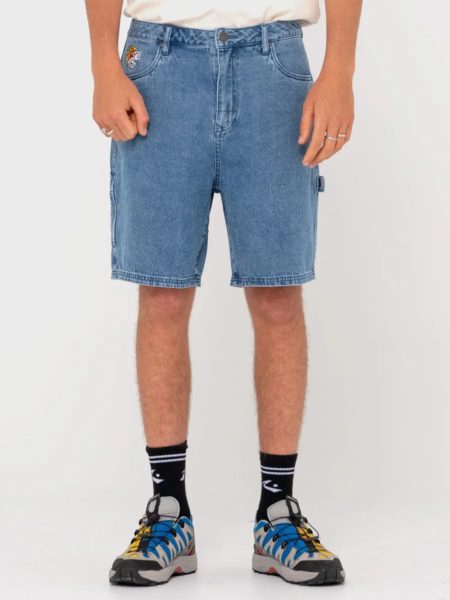 Dungaree Relaxed Denim Walkshort