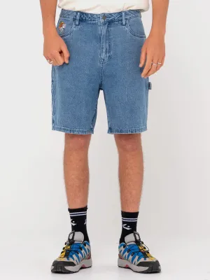 Dungaree Relaxed Denim Walkshort