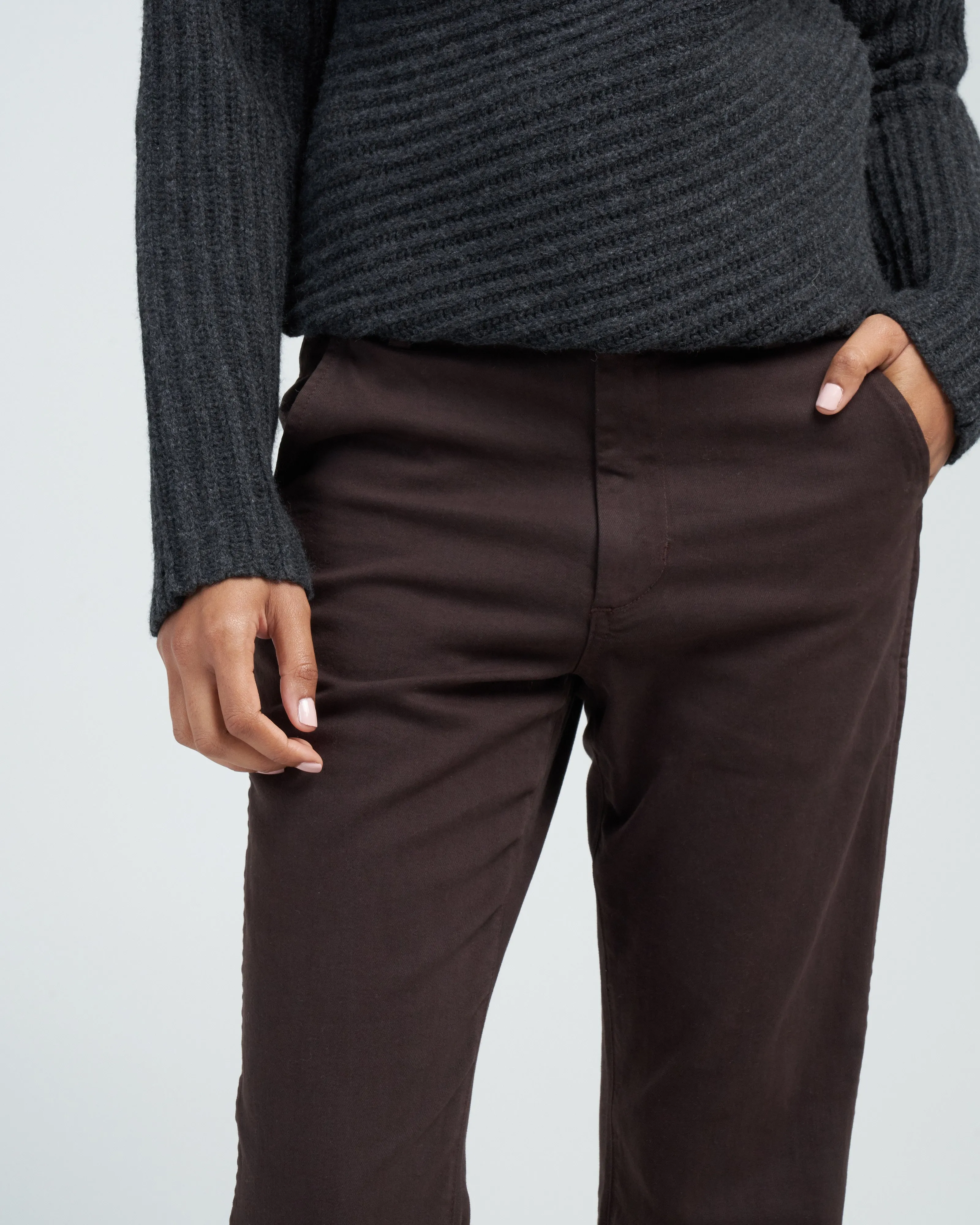 easy army trouser relaxed crop straight