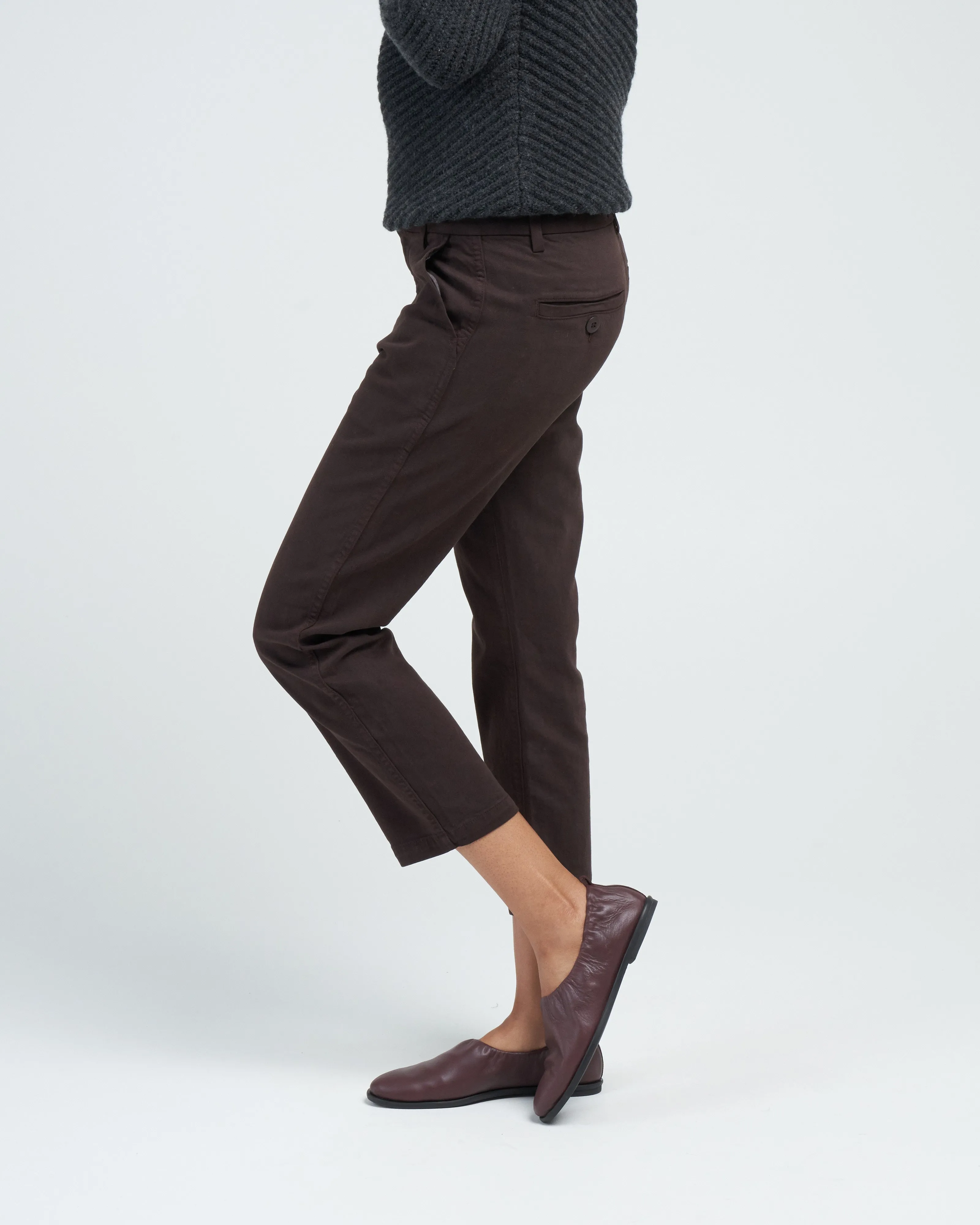 easy army trouser relaxed crop straight