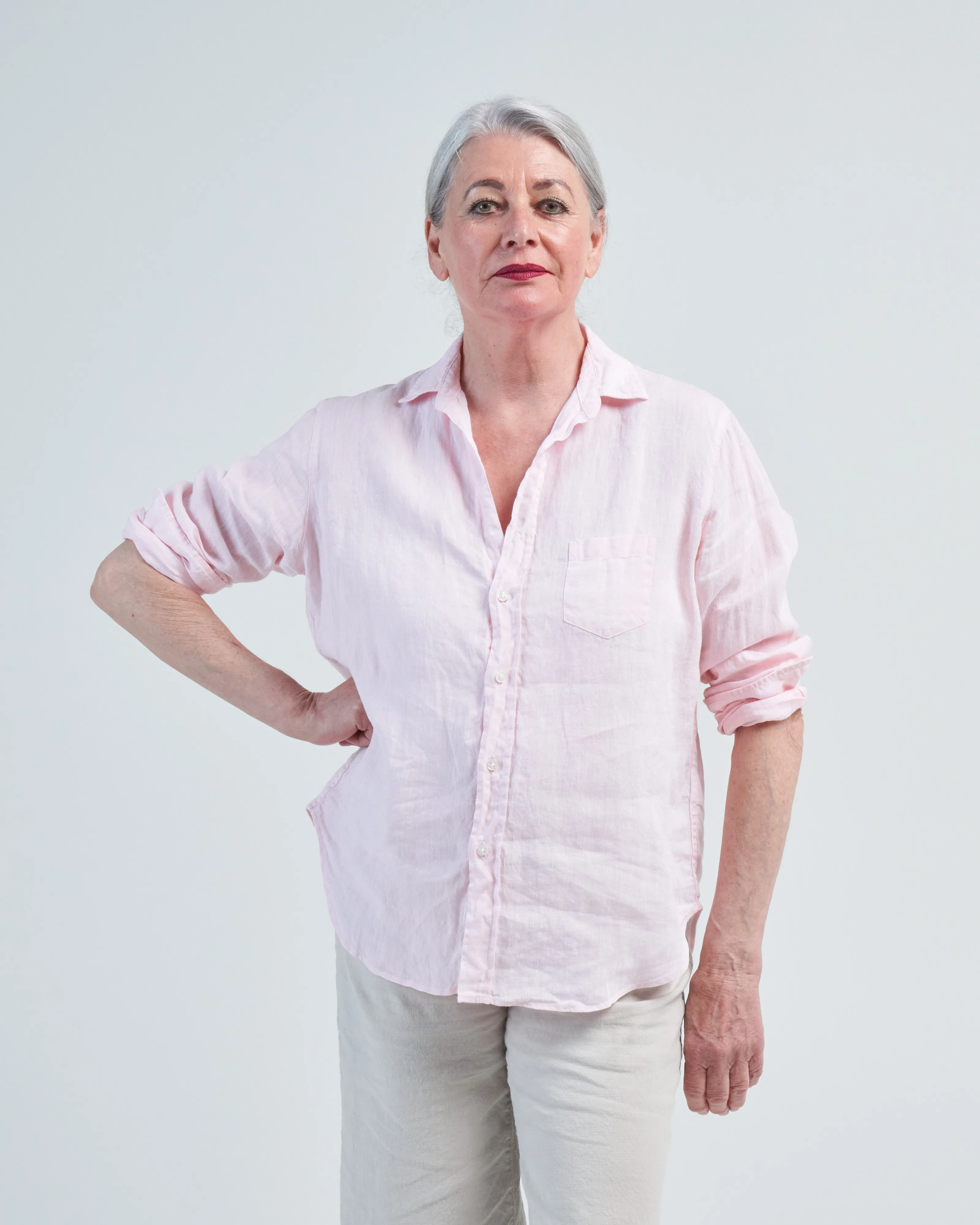 eileen relaxed button-up shirt
