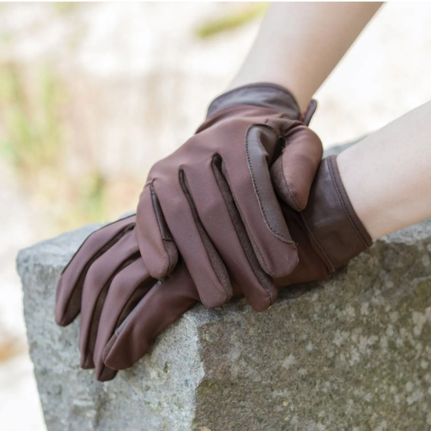 Equetech Stretch Show Horse Riding Gloves