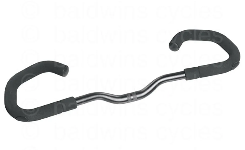 Ergotec ASH Basic Sport / Comfort Riser Handlebars 25.4mm 600mm - Silver