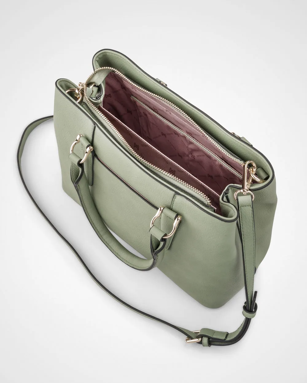 Eve Zip Top Satchel Bag