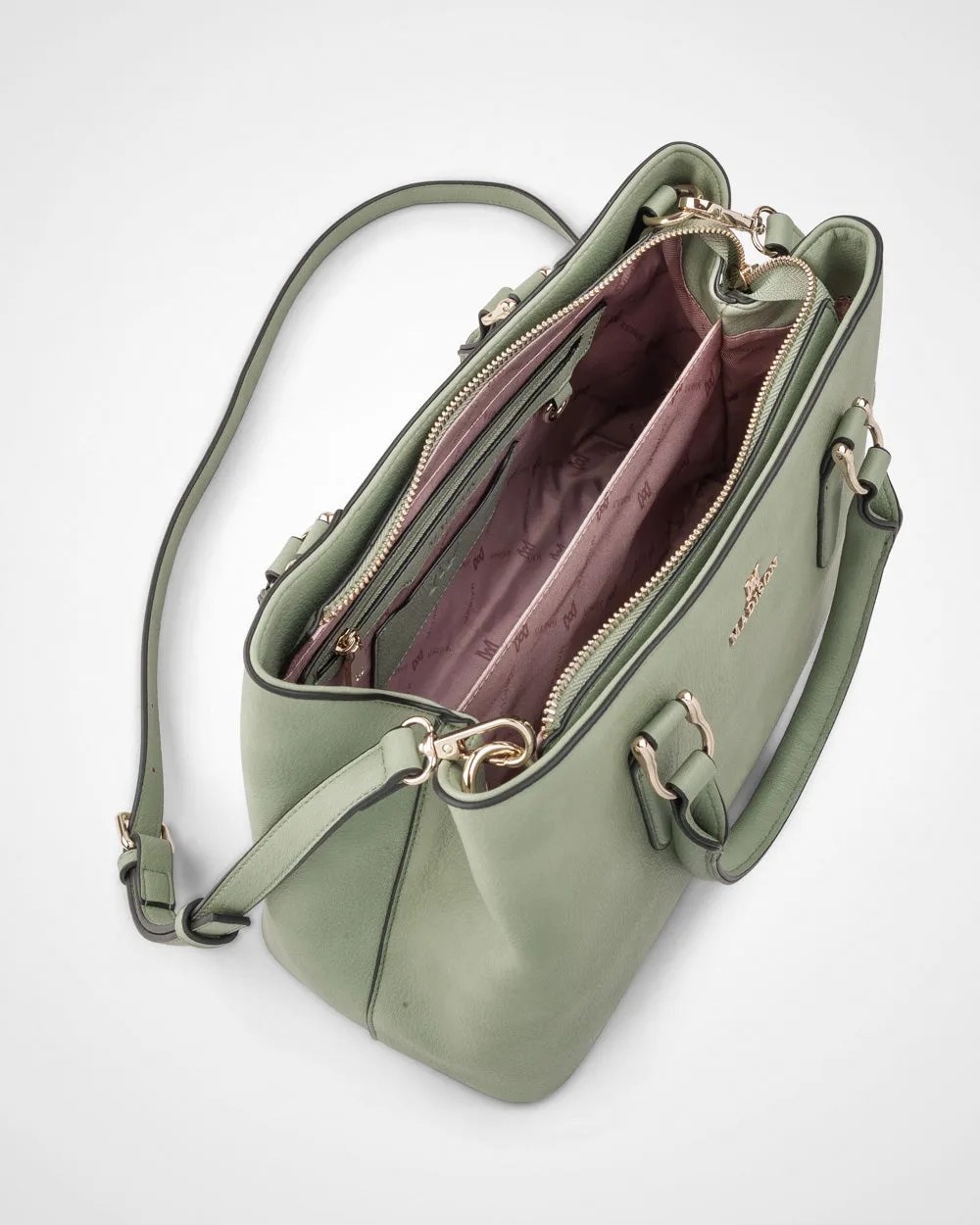 Eve Zip Top Satchel Bag
