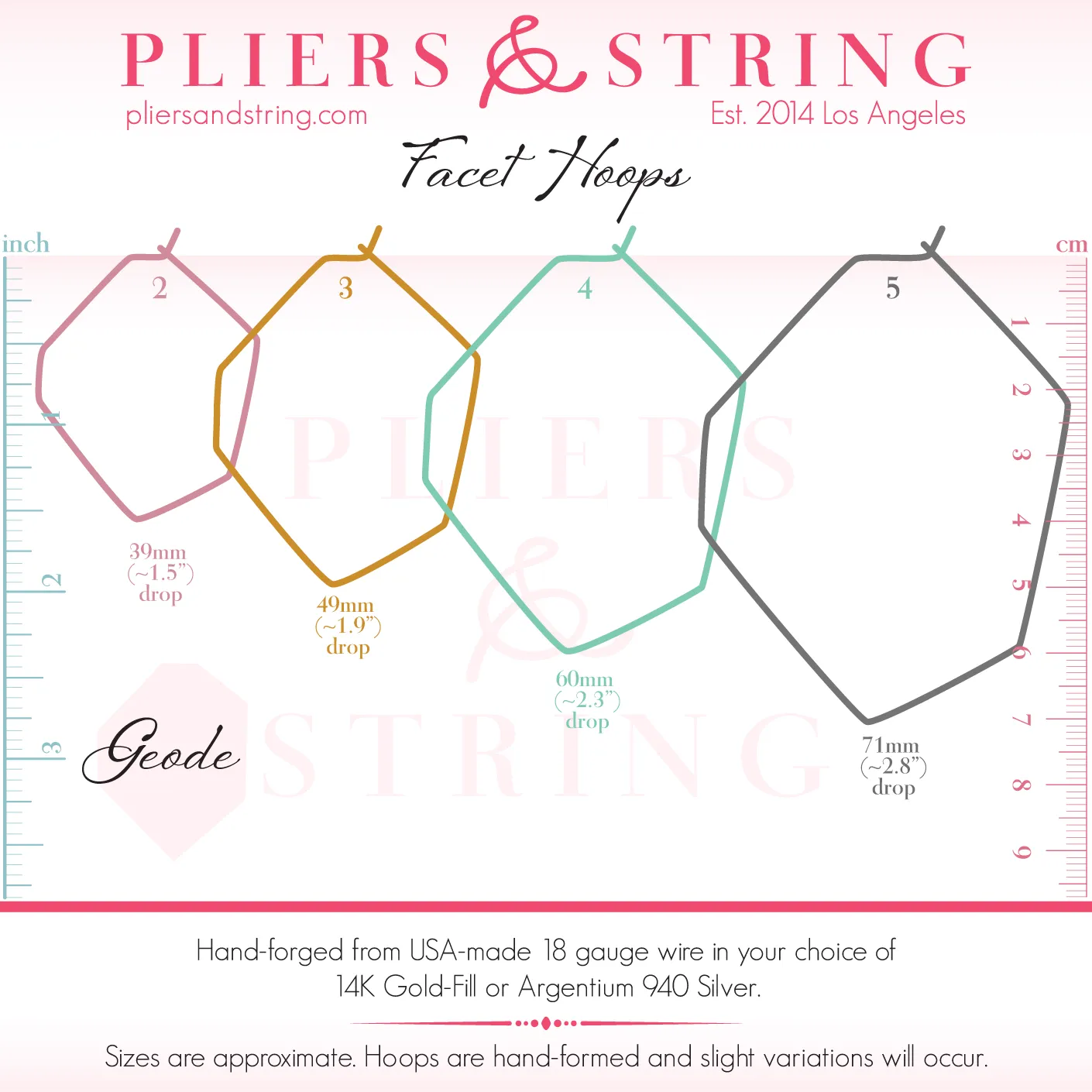 FACET Geode Hoops