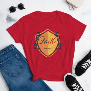 Faith - Women's fashioned short sleeve t-shirt