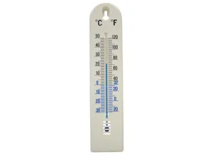 Faithfull Wall Thermometer - Plastic 200Mm