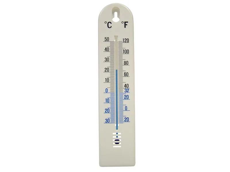 Faithfull Wall Thermometer - Plastic 200Mm