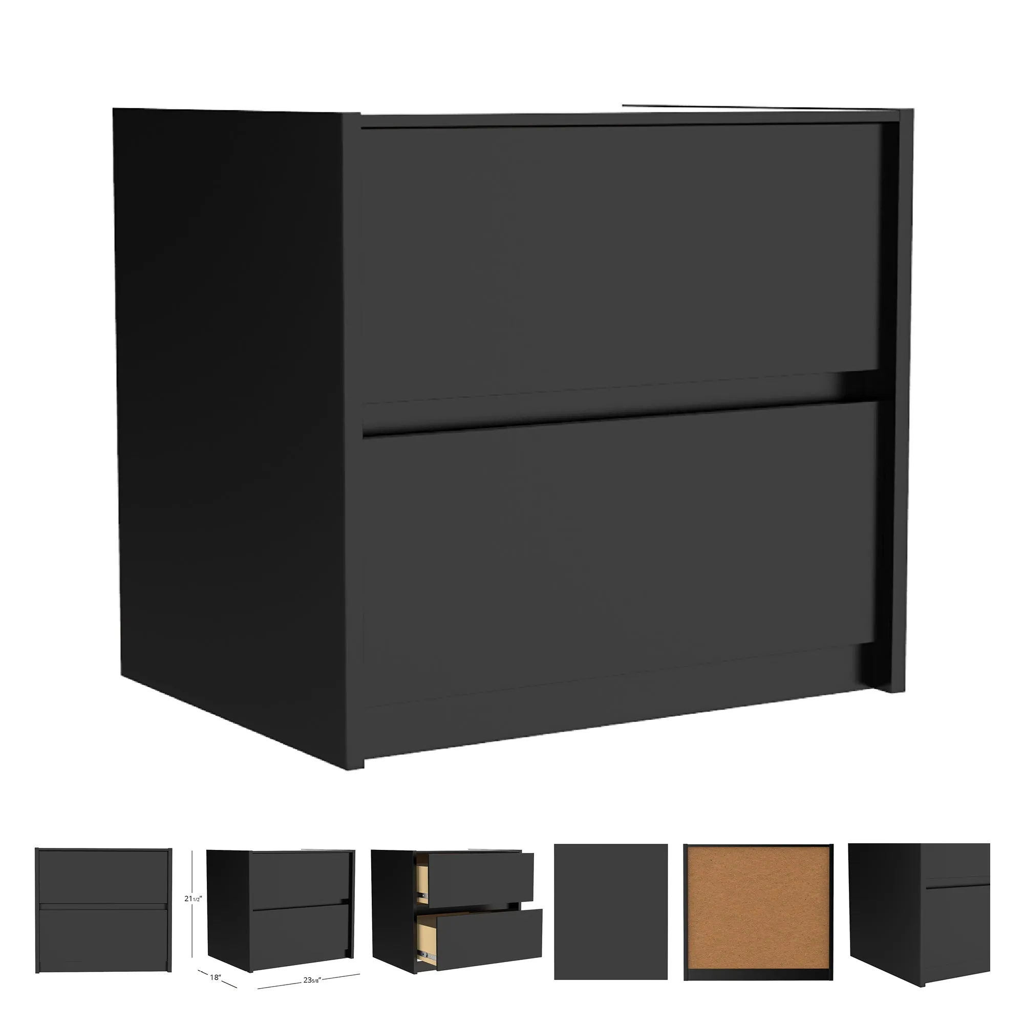 Farona night table for bedroom decoration, java