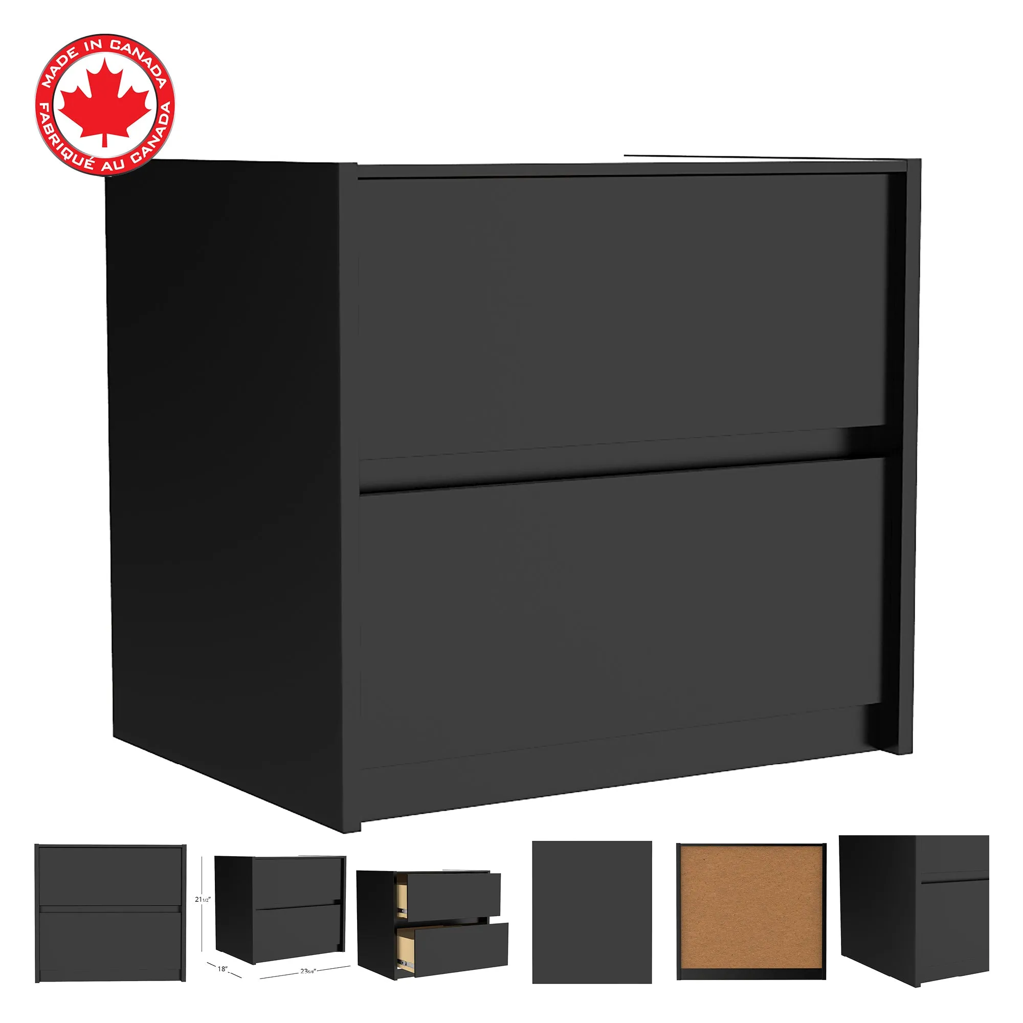 Farona night table for bedroom decoration, java