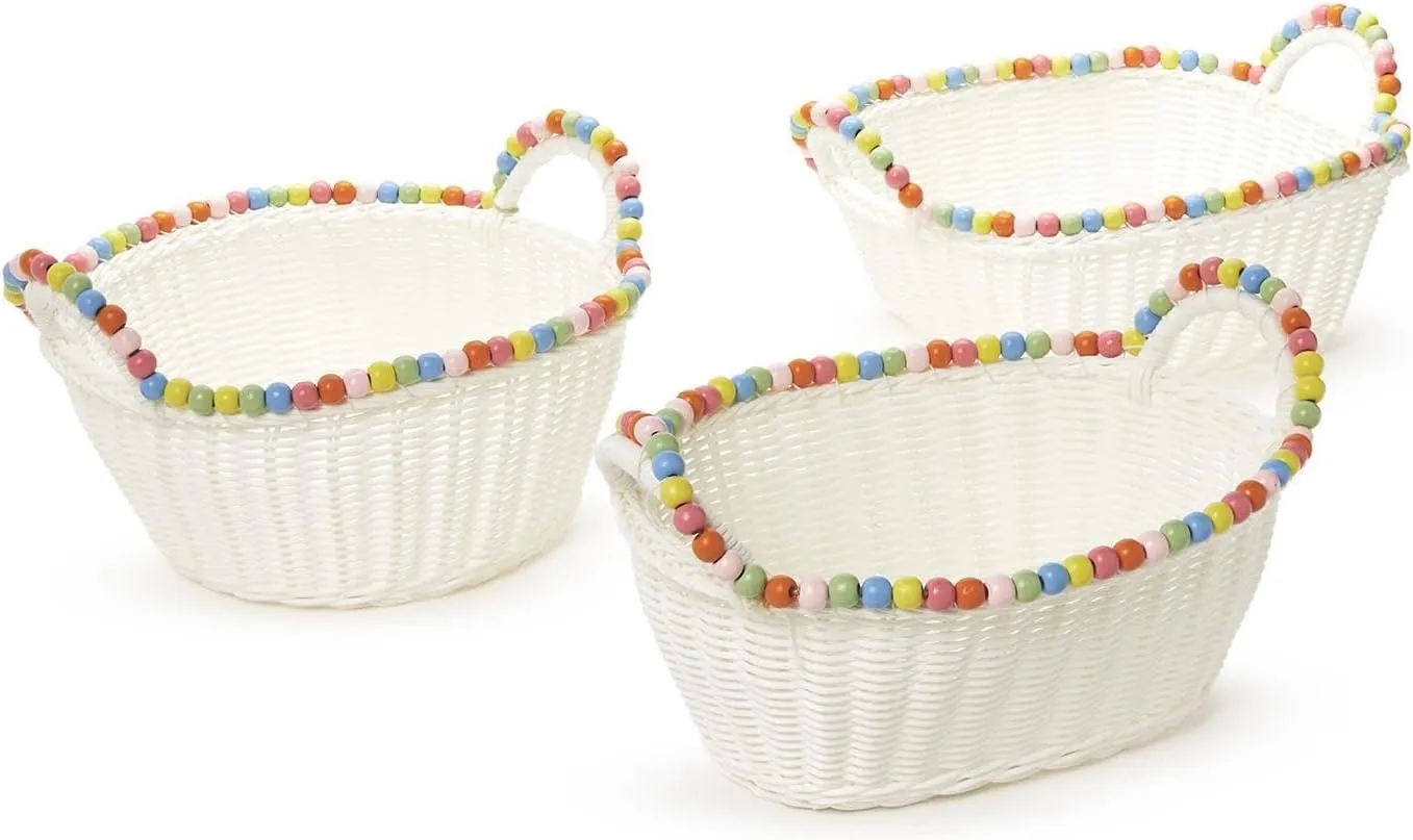 Faux Wicker Easter Basket