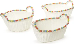 Faux Wicker Easter Basket