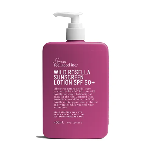 Feelgood Wild Rosella Sunscreen 400ml - Spf 50 