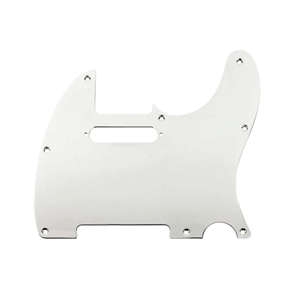 Fender Pickguard, Telecaster®, 8-Hole Mount, Chrome-Plated, 1-Ply