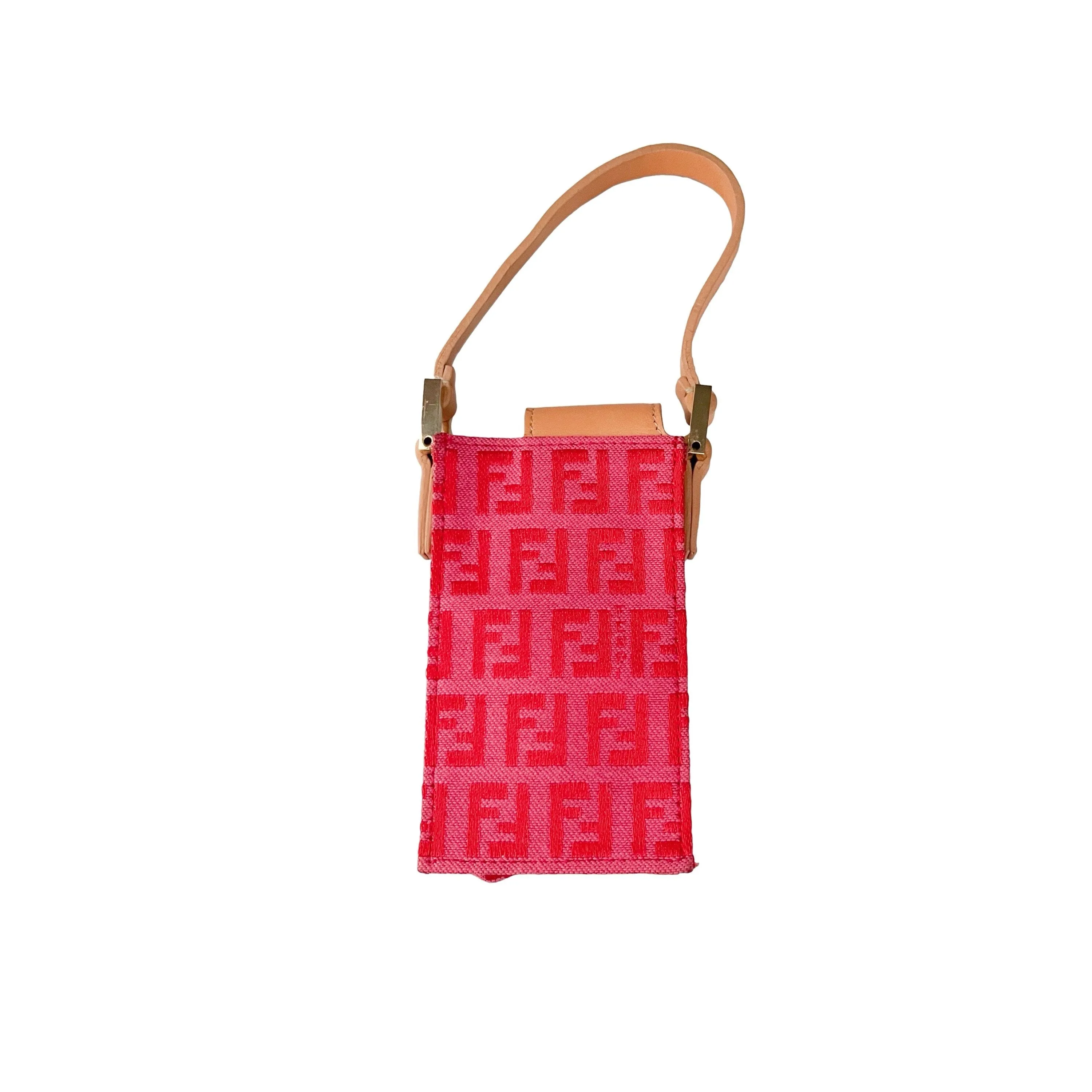 Fendi Pink Monogram Micro Bag