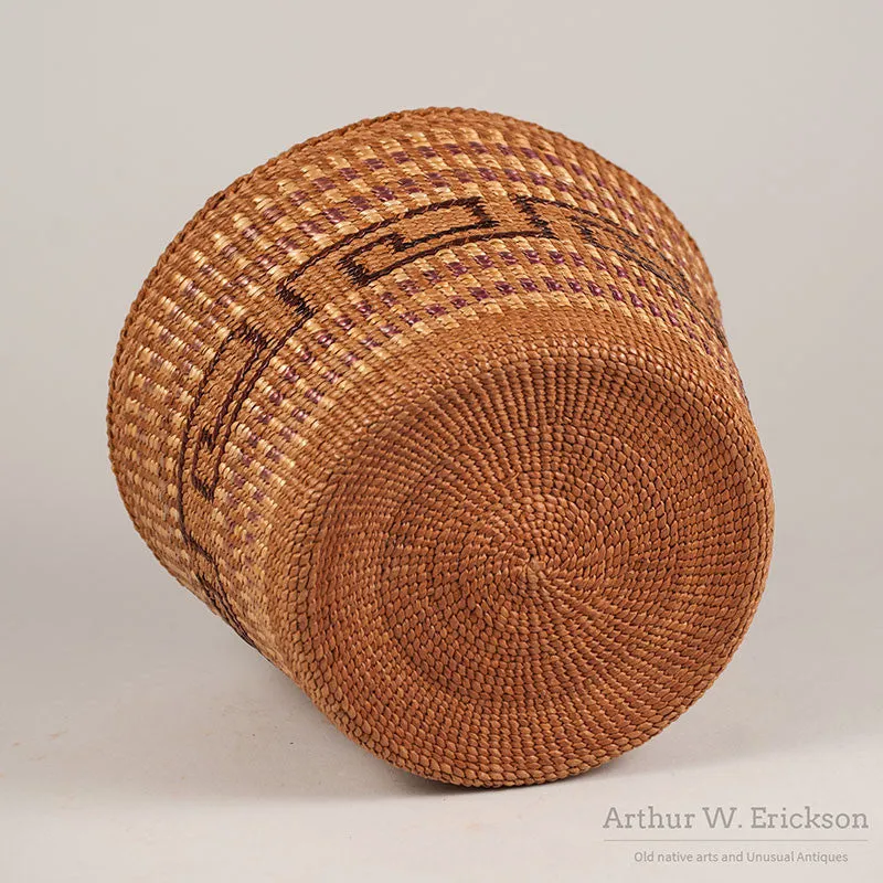 Finely Woven Tsimshian Basket