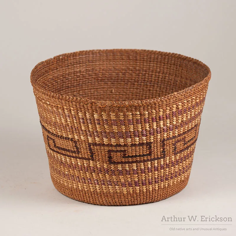 Finely Woven Tsimshian Basket