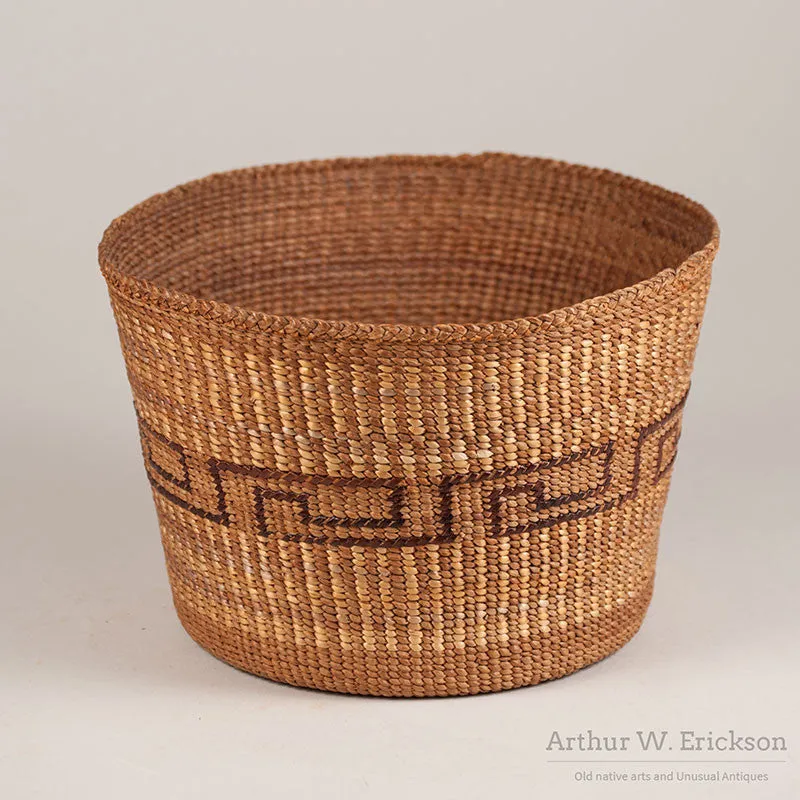 Finely Woven Tsimshian Basket