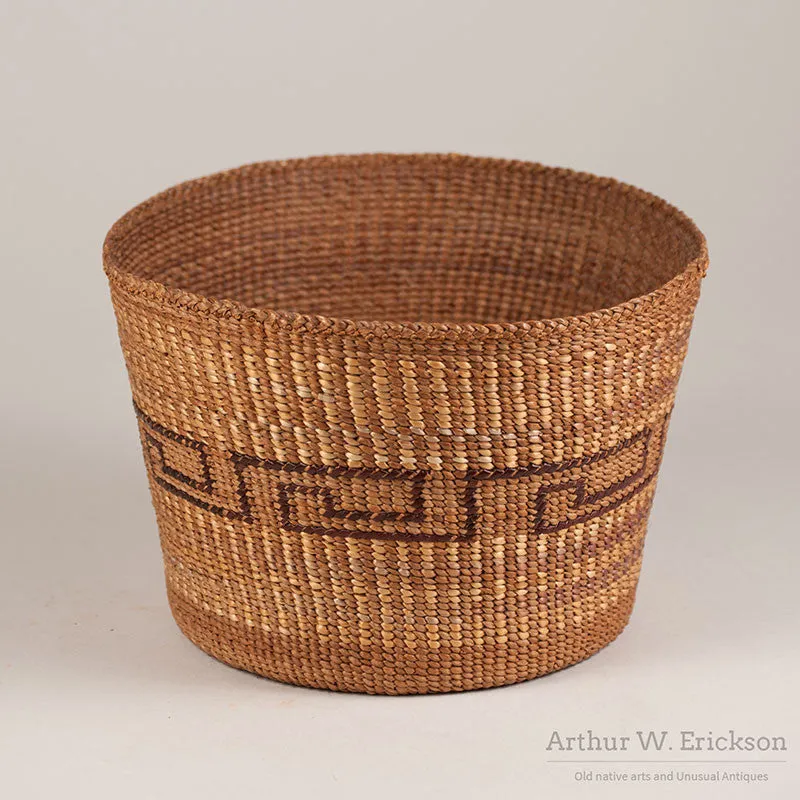 Finely Woven Tsimshian Basket