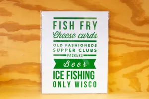 Fish fry Art 8x10”