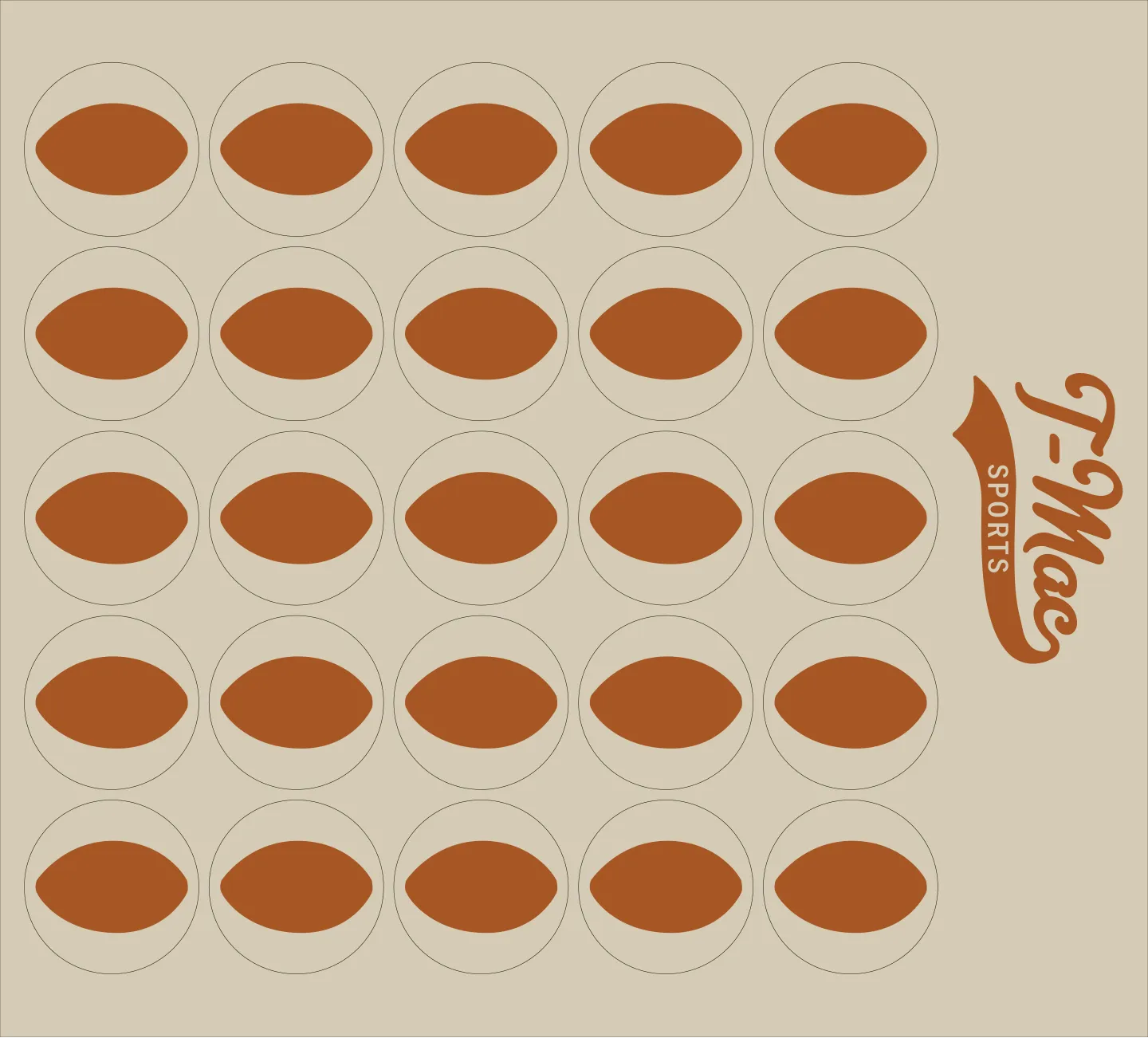 Football Mini Award Decals (3)