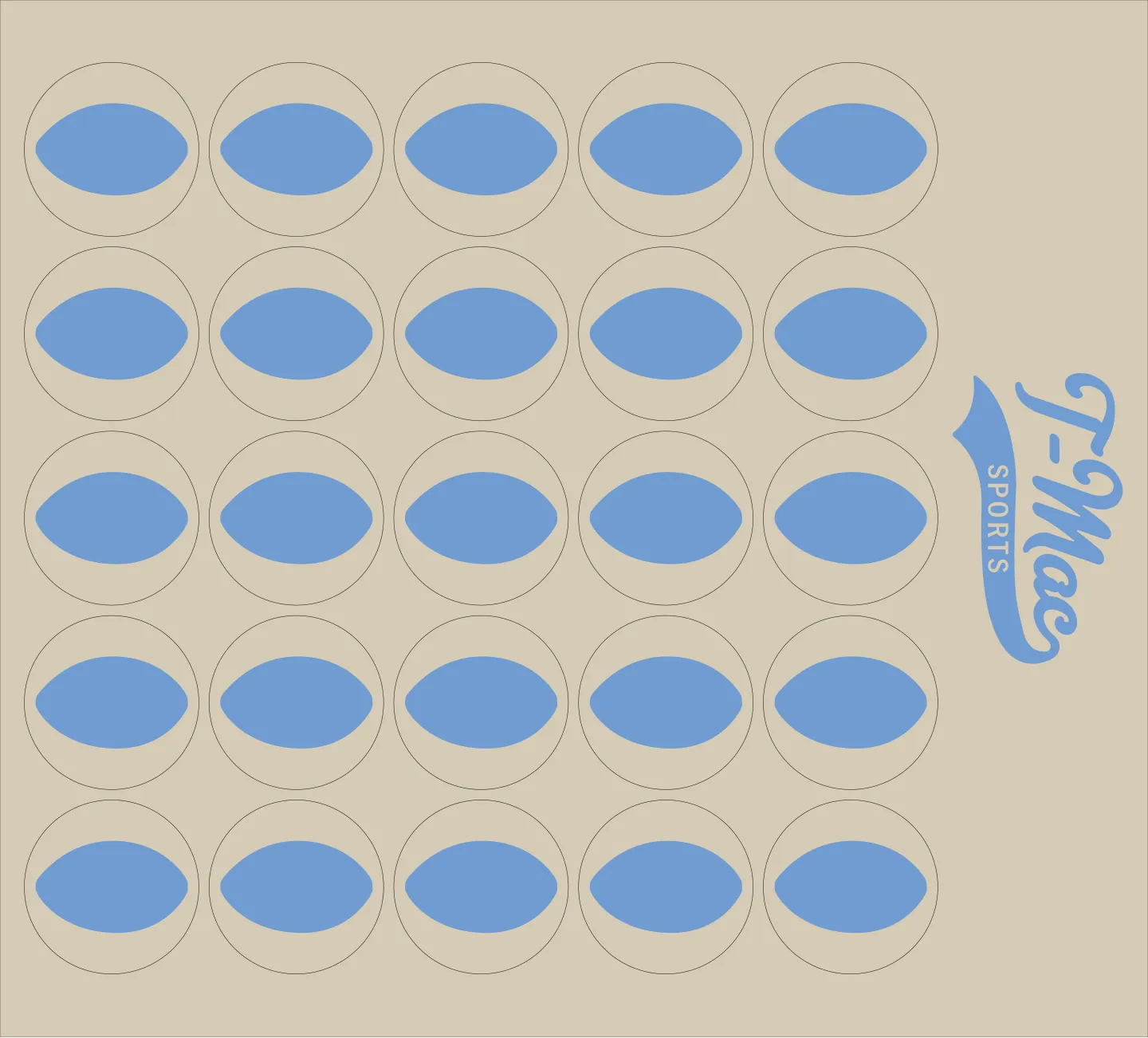 Football Mini Award Decals (3)