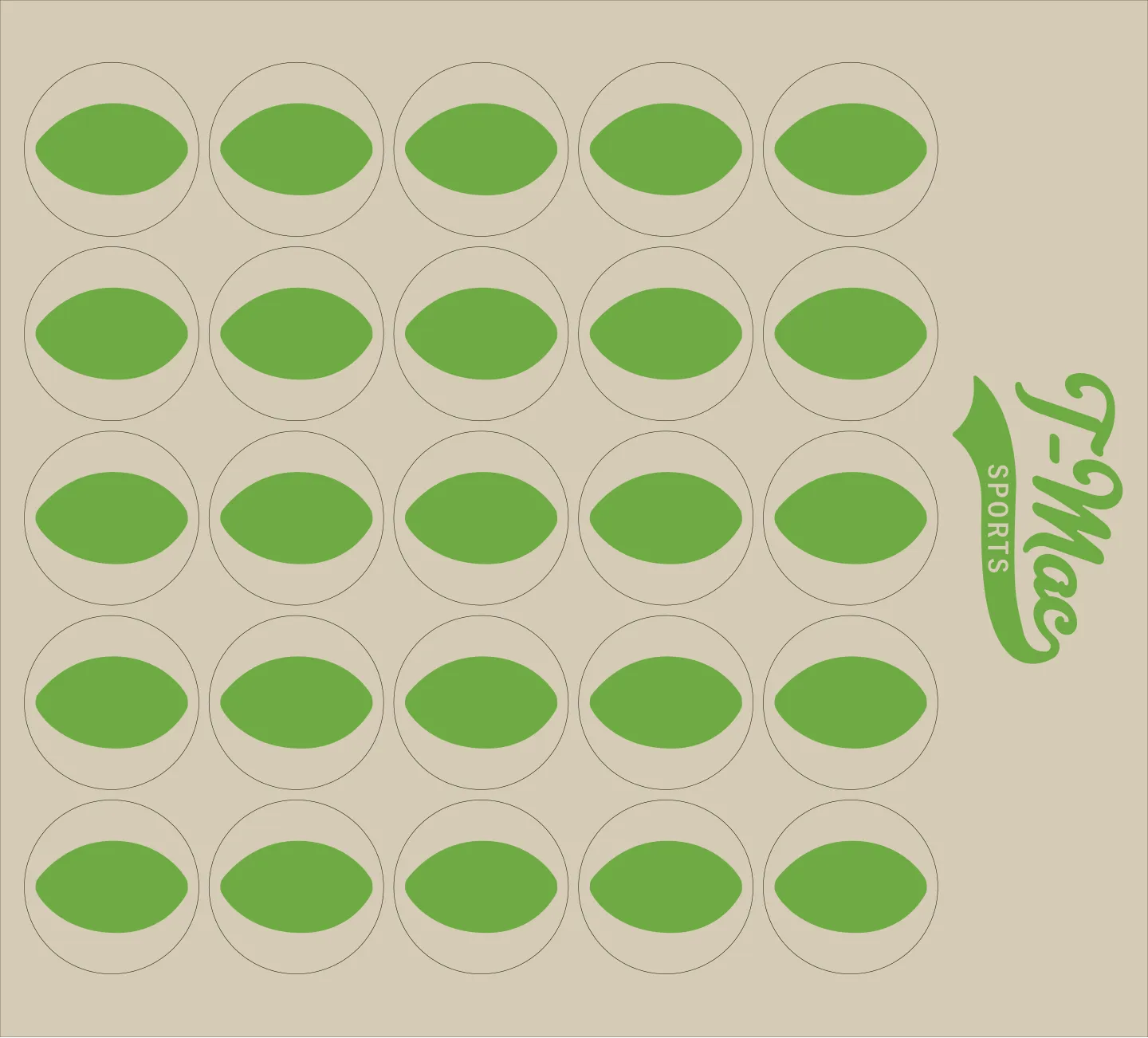 Football Mini Award Decals (3)
