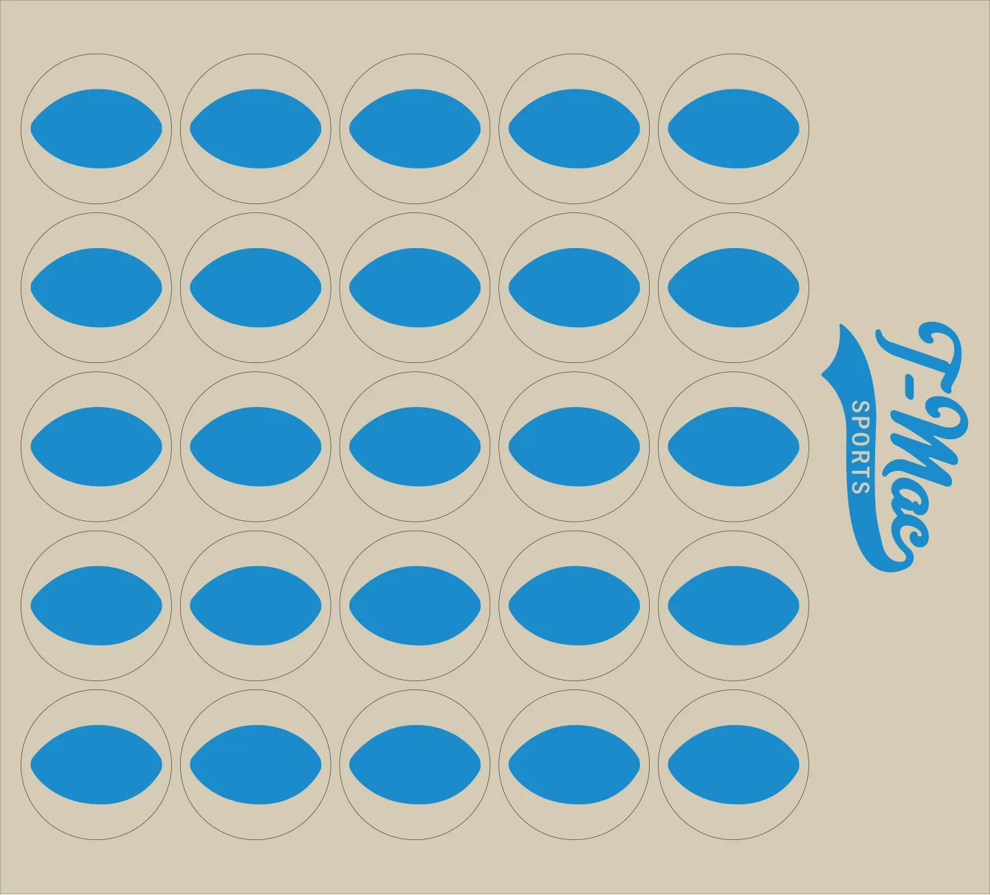 Football Mini Award Decals (3)