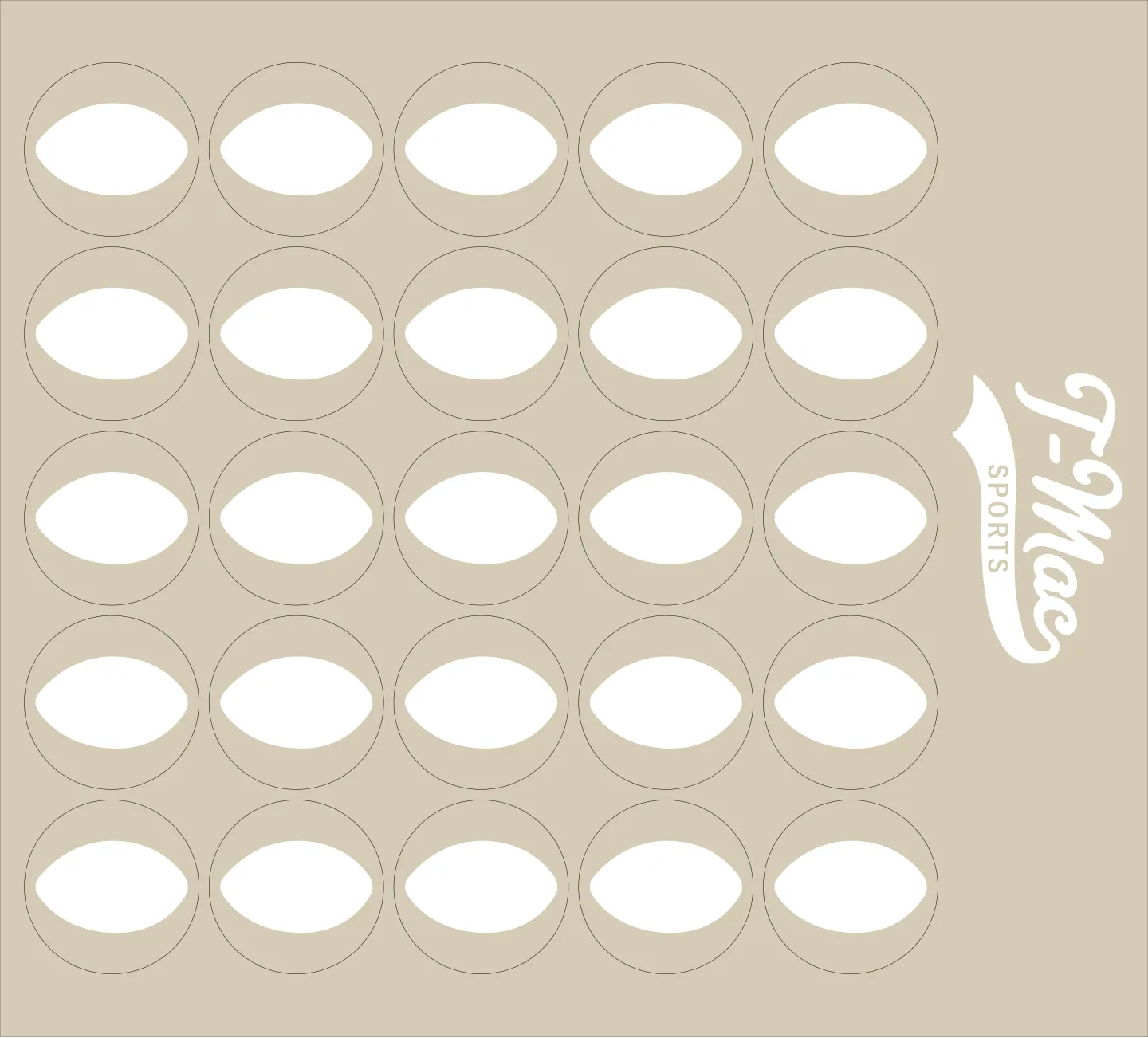 Football Mini Award Decals (3)