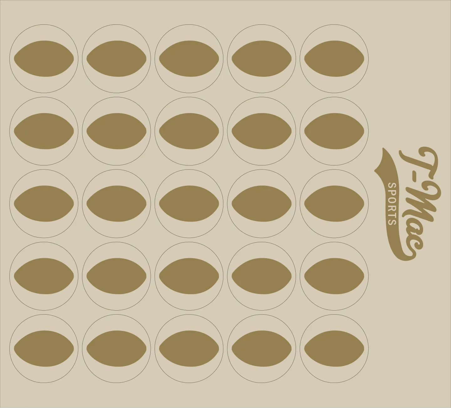 Football Mini Award Decals (3)