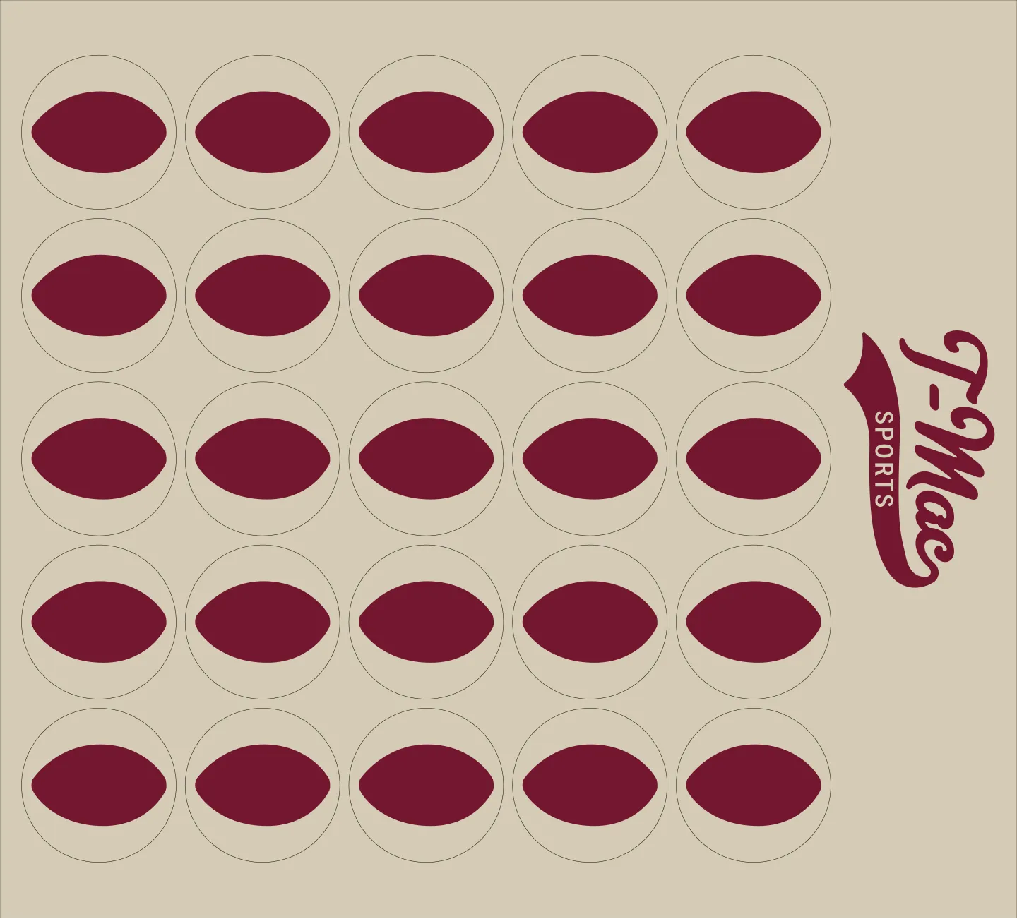 Football Mini Award Decals (3)