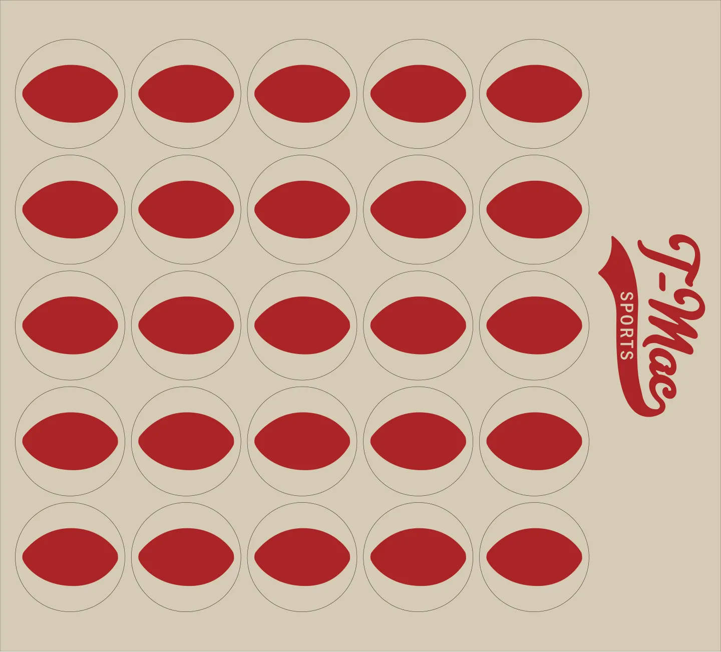 Football Mini Award Decals (3)