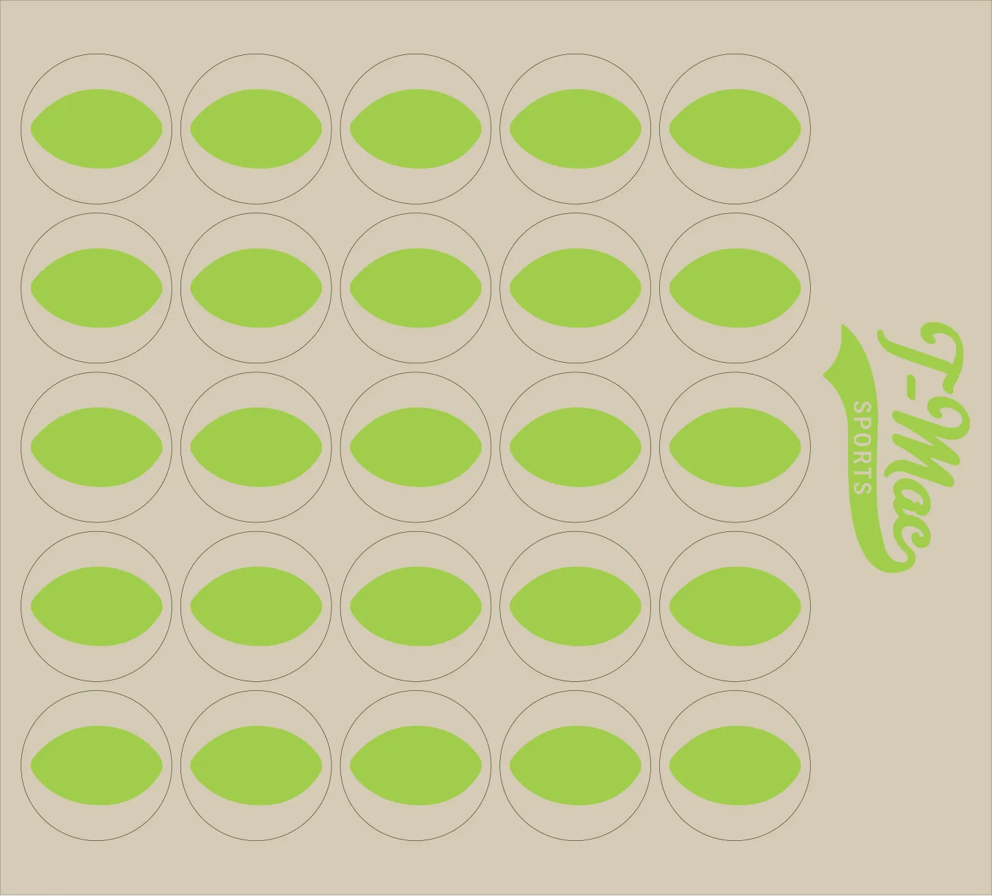 Football Mini Award Decals (3)