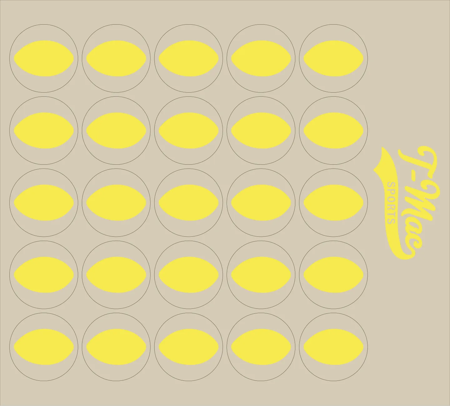 Football Mini Award Decals (3)
