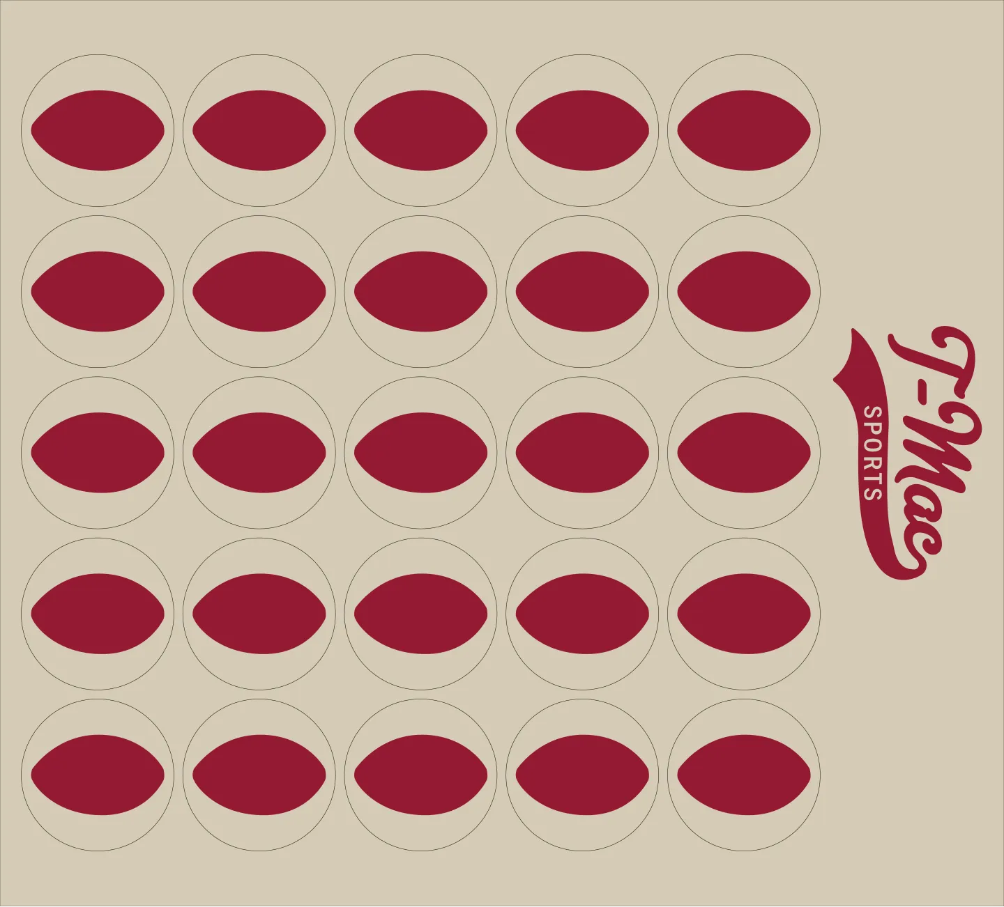 Football Mini Award Decals (3)