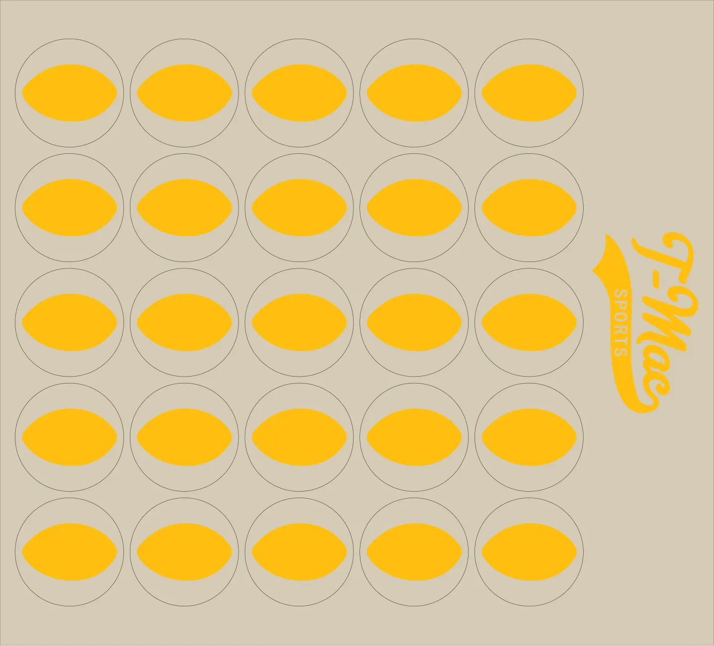 Football Mini Award Decals (3)