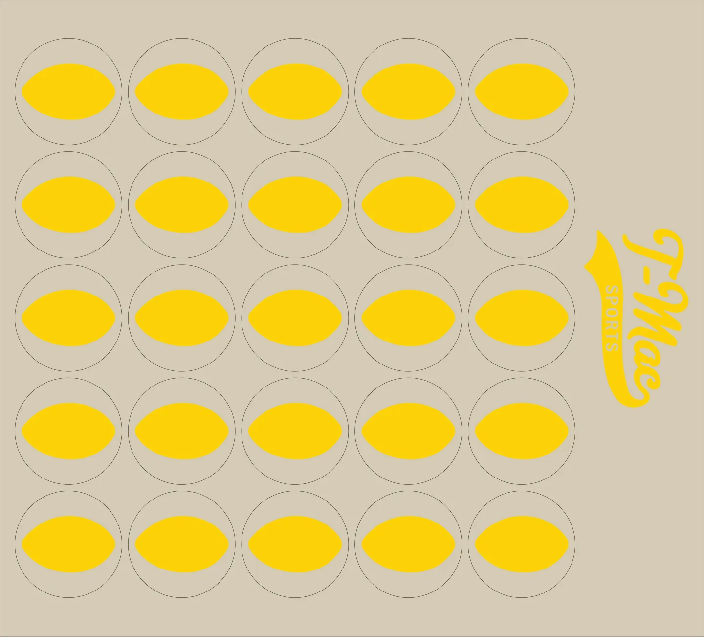 Football Mini Award Decals (3)