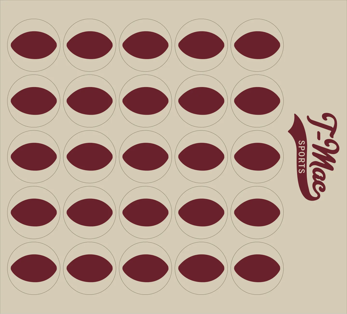 Football Mini Award Decals (3)