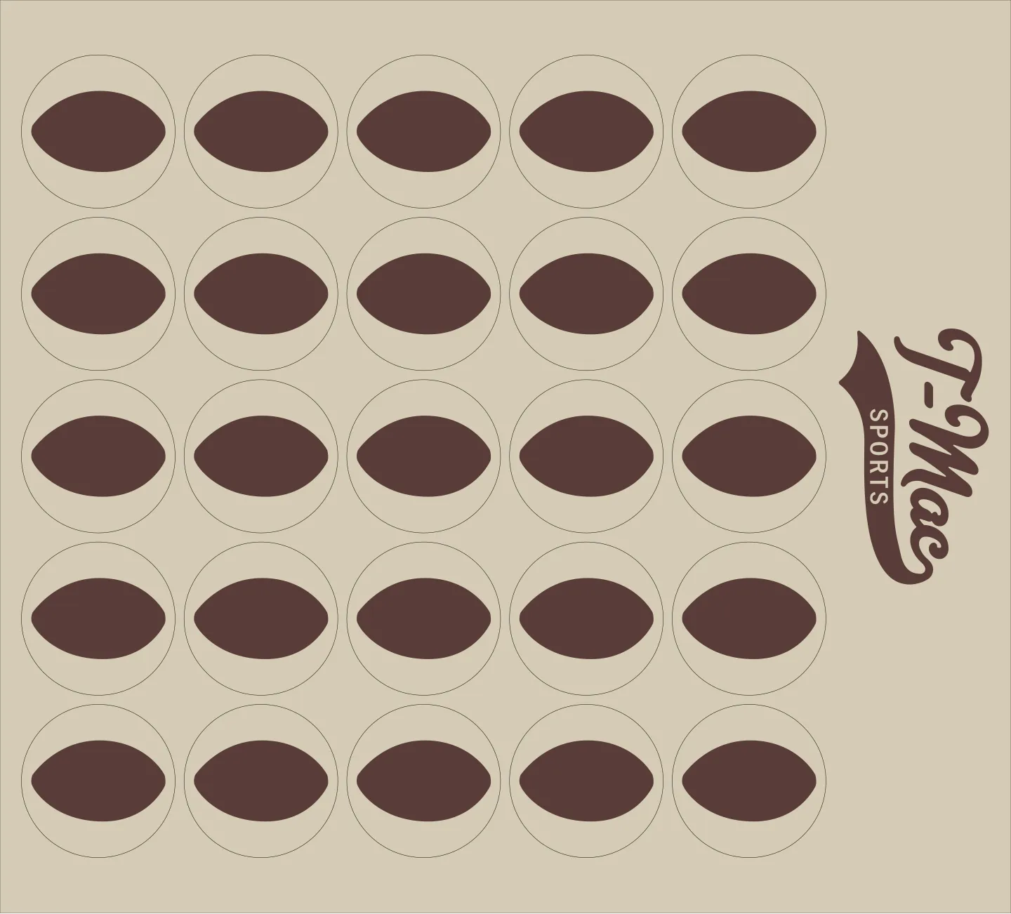 Football Mini Award Decals (3)