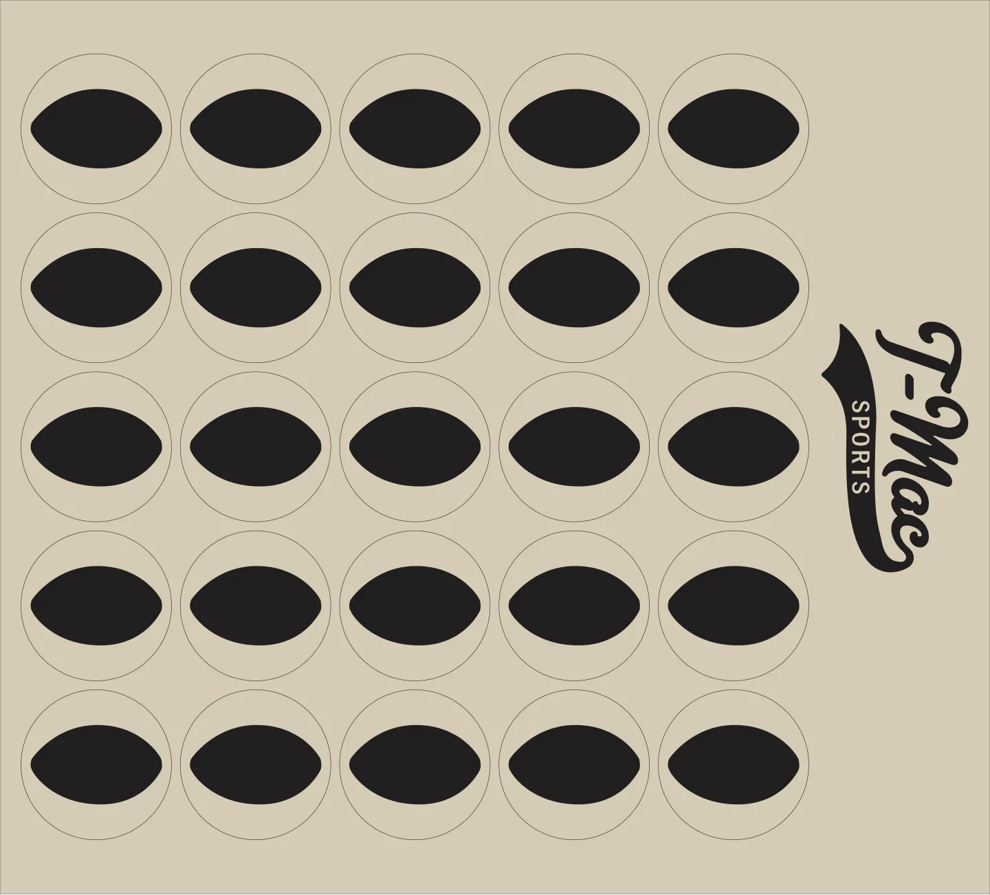 Football Mini Award Decals (3)