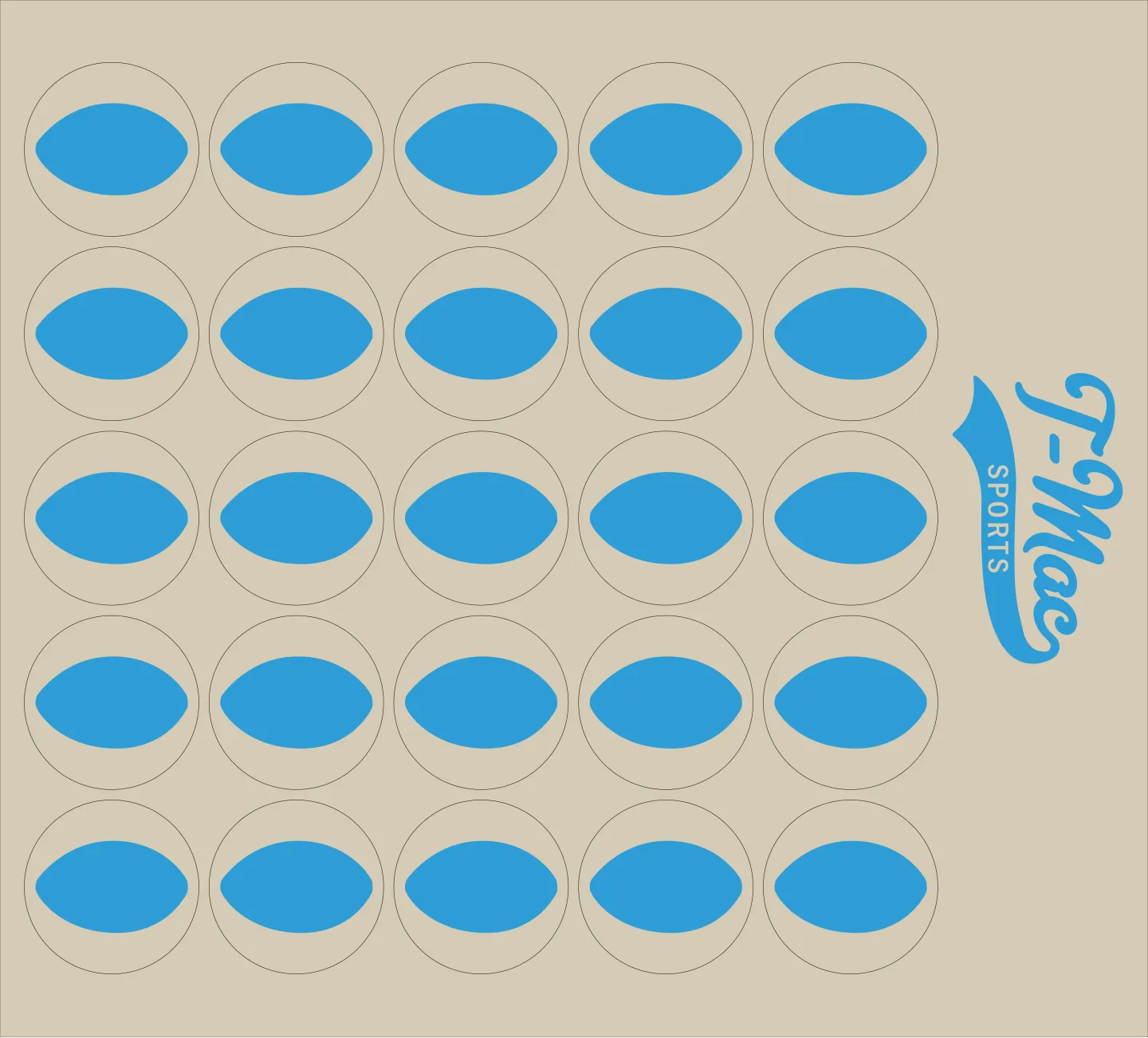 Football Mini Award Decals (3)