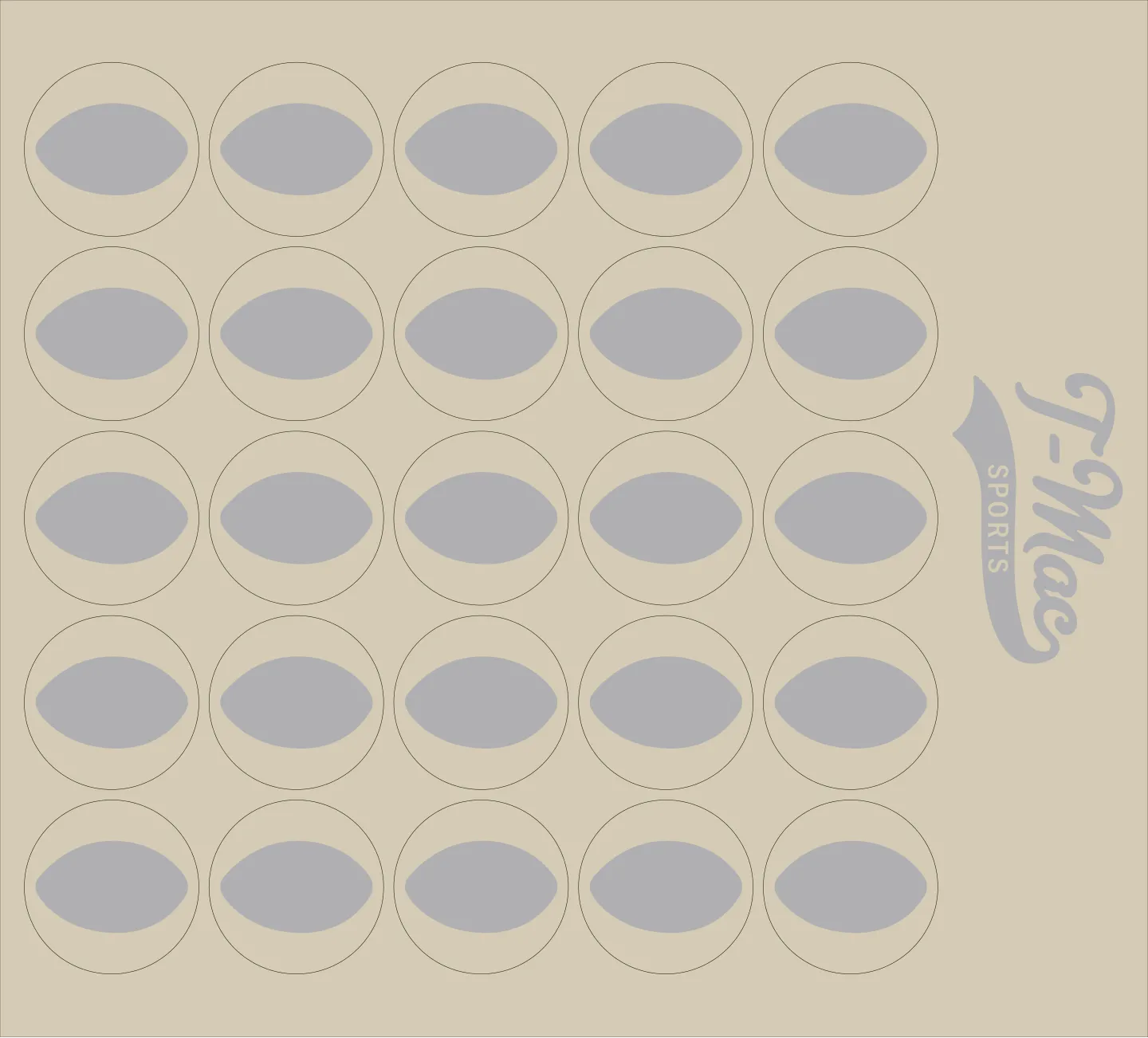 Football Mini Award Decals (3)