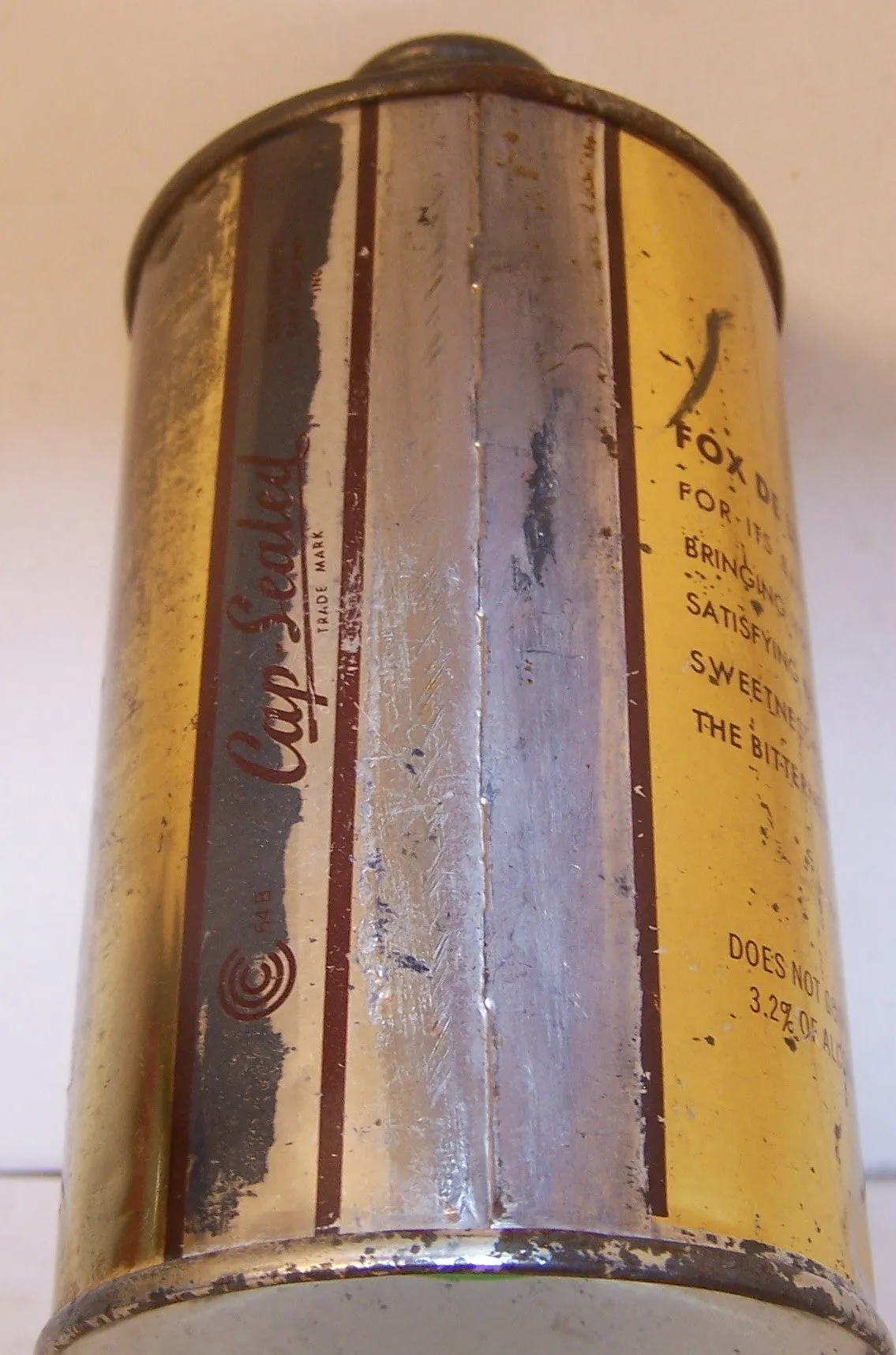 Fox Deluxe Beer, USBC 163-24, Grade 1-/2  Sold on 04/05/18