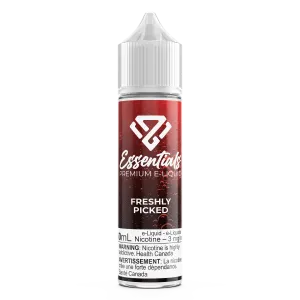 FRESHLY PICKED BY ESSENTIALS PREMIUM E-LIQUID - 60ML